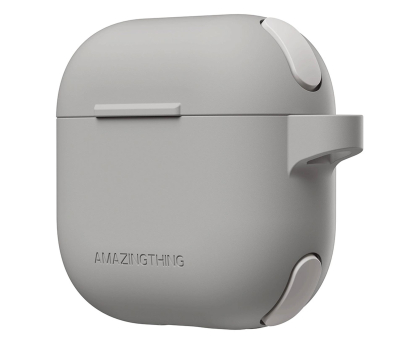 Etui na słuchawki AmazingThing Omni Case AirPods 4 szare